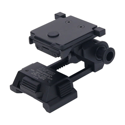 Black SOTAC-L4 G24 Helmet Mount High Quality CNC Helmet Holder for Sports Protective Equipment Accessory