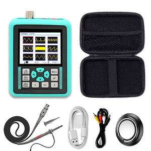 DSO1511G Cyan Digital Oscilloscope &amp; Signal Generator 120M Analog Bandwidth 500M Sampling Rate