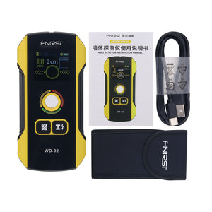 FNIRSI WD-02 Wall Detector Wall Scanner with HD Color Screen for Metals Cables and Wooden Battens