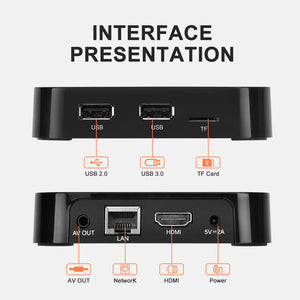 GTMEDIA G4 PLUS 2G+16G 4K Wifi TV Box Set Top Box for Android 11 Bluetooth Voice Remote Control