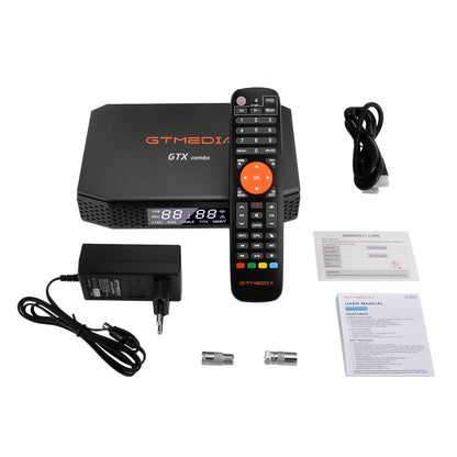 GTMEDIA GTX Combo 2G+32G Wifi TV Box 4K Set Top Box for Android 9.0 Google Play Netflix Youtube