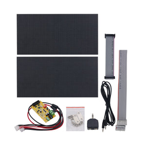 Full Color Music Spectrum Display RGB For KTV Stage 64 Mode AS128 Sound Control P5 Two-Display