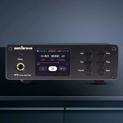 Semibreve NP10 Basic Version Lossless Stereo DAC Audio Decoder Headphone Amplifier in One PCM192K DSD64