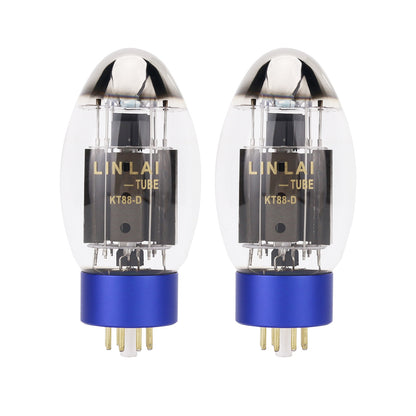 2PCS LINLAITUBE KT88-D Vacuum Tubes Tube Amp Accessories Replacement for Gold Lion &amp; PSVANE KTT88