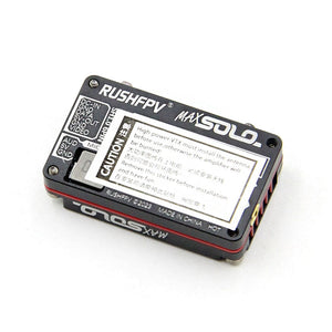 RUSHFPV MAX SOLO 2.5W FPV Transmitter Drone Transmitter + Maple Leaf Antenna for Fixed Wing Drone