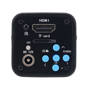 HY-5199 56 LED Ring Light Version 4K 1080P HDMI Industrial Video Microscope Camera 130X Zoom for Cellphone Maintenance