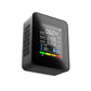 PG-L58 5-in-1 Air Quality Detector Air Quality Monitor Black for CO2 HCHO TVOC Temperature Humidity