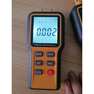 Qx-1205 (±52.21kpa) Manometer Gauge Digital Manometer for Positive/Differential/Negative Pressure
