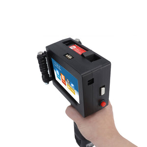 D10 Portable Handheld 600DPI Inkjet Printer 4.3-inch Touch Screen with 12.7mm Ink Cartridge (Imported)