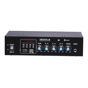 AV-106 Multifunctional Professional Audio Power Amplifier 50W+50W HiFi Fixed Resistance Bluetooth Power Amplifier