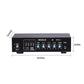 AV-106 Multifunctional Professional Audio Power Amplifier 50W+50W HiFi Fixed Resistance Bluetooth Power Amplifier