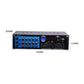 AV-031 Professional Bluetooth Karaoke Constant Resistance 120W+120W HiFi Audio Power Amplifier