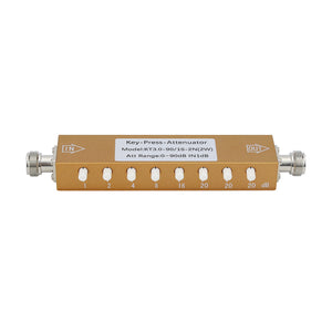 2W N - KK Type 0-90dB 0-3GHz RF Adjustable Attenuator High Quality Digital Step RF Attenuator