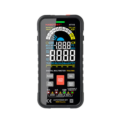 HT116 9999 Count Digital Multimeter Tester Anti-Burning TRMS Multimeter Supports Automatic Mode