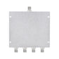 QY-PS4-0.8/3-SI 800-3000MHz 4-Way RF Power Splitter 0.8-3GHz RF Power Combiner with SMA Connector