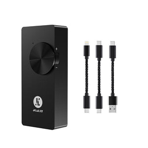 JCALLY AP10 Audio Decoder + 3 Kinds of Cables Dual Channel CS43131 Decoding Chip Headphone Amplifier