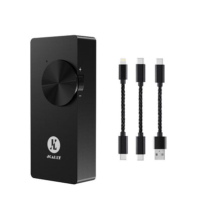 JCALLY AP10 Audio Decoder + 3 Kinds of Cables Dual Channel CS43131 Decoding Chip Headphone Amplifier