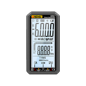 ANENG 620A 6000 Count Multimeter Tester Digital Multimeter AC/DC Current Voltage Meter Black Cover