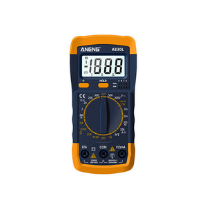ANENG A830L Digital Multimeter Tester Voltage Current Meter (Yellow Blue) for Electrician Home Uses