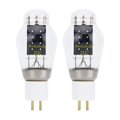2PCS LINLAITUBE 2A3C Vacuum Tubes Hifi Electronic Tubes Replacement for Shuguang PSVANE 2A3 Tubes