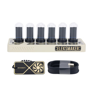 EleksMaker IPS PR1 RGB Nixie Tube Clock with WiFi and Bluetooth Function for Desktop Decoration