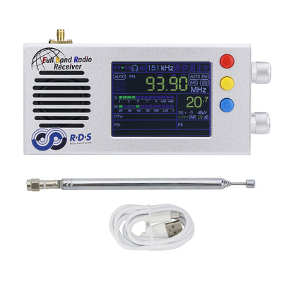 HamGeek TEF6686 Pro Full Band Radio All Band Radio V1.18 Firmware with 3.2&quot; LCD for SW MW LW FM AM