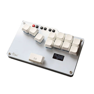 Mini &amp; Slim Game Controller Arcade Controller Fight Stick w/ Cable Graywood V3 Switches for Hitbox