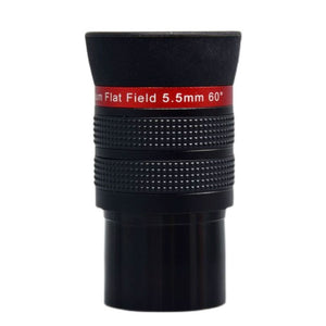 PF5.5mm Telescope Eyepiece 60 Degree Wide Angle Flat Field Eyepiece 1.25-inch Interface Astronomical Accessory
