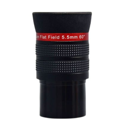 PF5.5mm Telescope Eyepiece 60 Degree Wide Angle Flat Field Eyepiece 1.25-inch Interface Astronomical Accessory