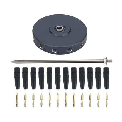 Grounded Counterpoise Collector Ground Anchor with Ground Stake Radio Accessory For MA-12 Portable Shortwave Antenna