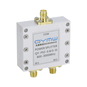 QY-PS2-0.8/3-SI 800-3000MHz 2-Way RF Power Splitter 0.8-3GHz RF Power Combiner with SMA Connector