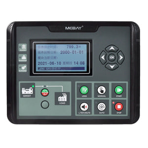 MEBAY DC50D-4G Cloud Genset Controller Generator Controller for 4G Cloud Control GPS Positioning