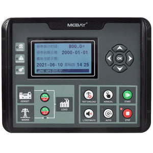 MEBAY DC52D-4G Cloud Genset Controller Generator Controller for Mains Monitoring AMF GPS Positioning