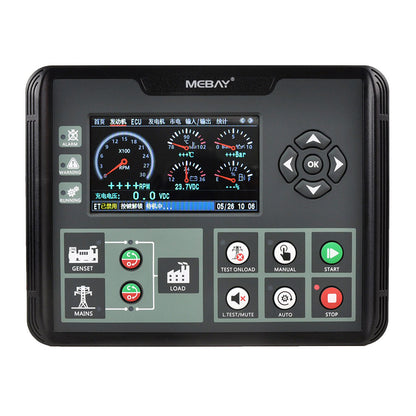 MEBAY DC72MR Ultra-Low Temperature Genset Controller Generator Controller for Mains Monitoring &amp; AMF