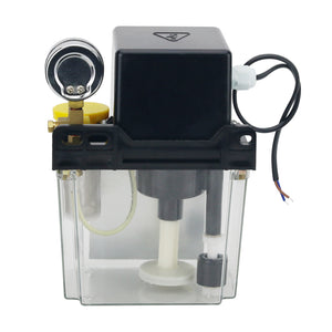 1L 220V Automatic Lubrication Pump Dual Display &amp; Pressure Gauge for CNC Machines &amp; Oil Pump Lathes