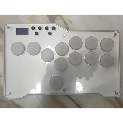 Arcade Stick Fight Stick Game Controller Gamepad w/ TTC Speed Silver V2 Switches Suitable for Hitbox