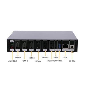 LinkPi ENC5-V2 5-Channel 4K HDMI Encoder Video Decoder SRT NDI RTMP HD Live Streaming Device