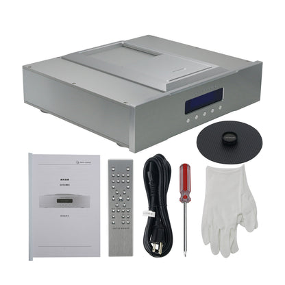 JAY'S AUDIO CDT2-MK3 CD Turntable High-End CD Player OCXO Sampling Rate 1764KHz CDM4 Movement Silver