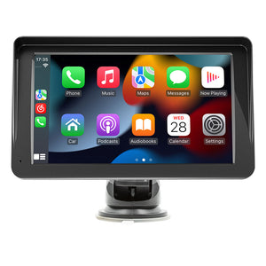 B5570 7&quot; 1024x600 Portable Car Player Bluetooth MP5 Player Built-in Dash Cam for CarPlay Androidauto