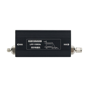 High Quality LC Passive Low Pass Filter LPF-10KHz 50ohm for RX with a SMA Female Connector and a SMA Male Connector