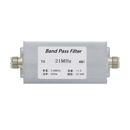 High Quality 21MHz BPF Band Pass Filter Shortwave Communication LC Filter 15m Band 200W