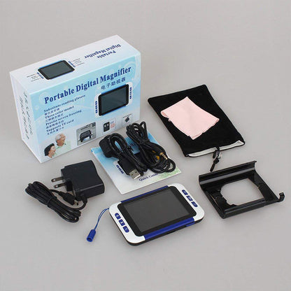 2-32X Portable Digital Magnifier 3.5&quot; Screen with Day and Night Modes for Senior Citizens Students