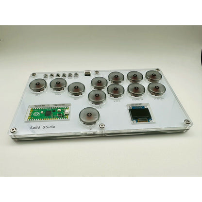 Solid Studio Fight Stick Arcade Controller Gamepad Controller for Hitbox KOF and Street Fighter 6