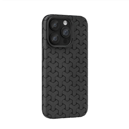 IP 14 Pro Max Case Shockproof Case Mobile Phone Shell with Dog Tooth Pattern for iPhone 14 PRO Max