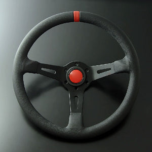 FULL SPEED RED 348mm/13.7&quot; Steering Wheel Original Racing Wheel Video Game Drift Accessory for MOMO