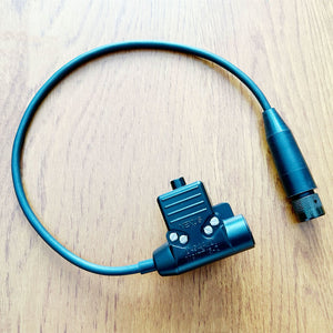 PRN 9-Pin U94 PTT Adapter Long Cable Version Replica for Maritime DEVGRU Seal DG Walkie Talkies