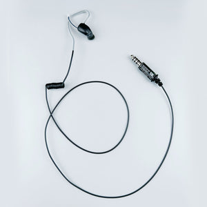 PRN Black Tactical Headset in Ear Bone Conduction Headset Replacement for INVISIO M3 for DEVGRU