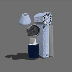 45m/s Mini Turbo Fan Portable Cooling Fan Small Fan Rechargeable Type Designed with Water Bomb Part