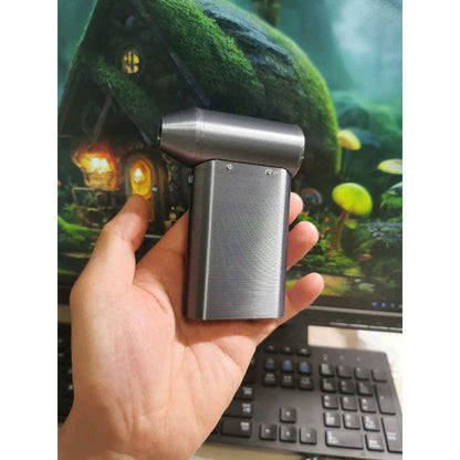 110000rpm Rechargeable Pocket Fan Turbo Fan Portable Cooling Fan Enables Fast Charging Easy Carrying