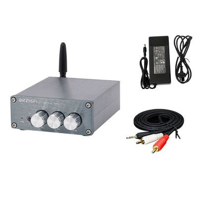 BL53A TPA3116 2.0 Digital Audio Power Amplifier 100Wx2 Red Ring Inductor NE5532 Operational Amplifier with 24V Power Adapter